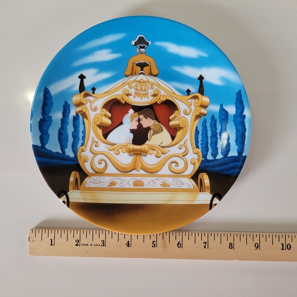 CINDERELLA Happily Ever After Limited Plate 1990 KNOWLES x WALT DISNEY COMPAN - Picture 10 of 11